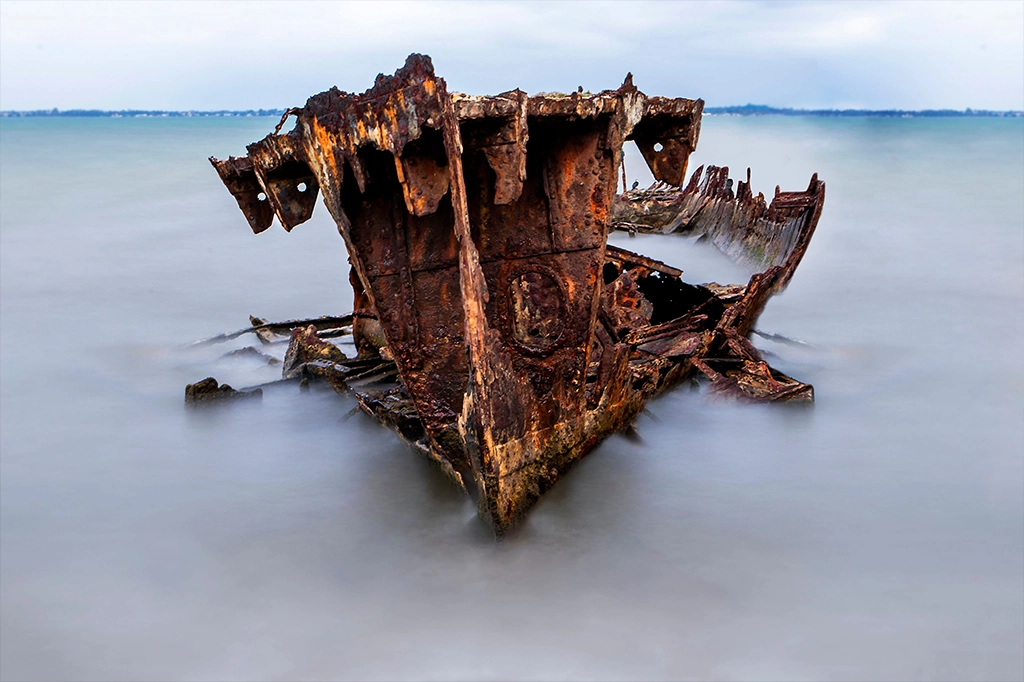 Gayundah Shipwreck Woody Point by Angelico Jarvis